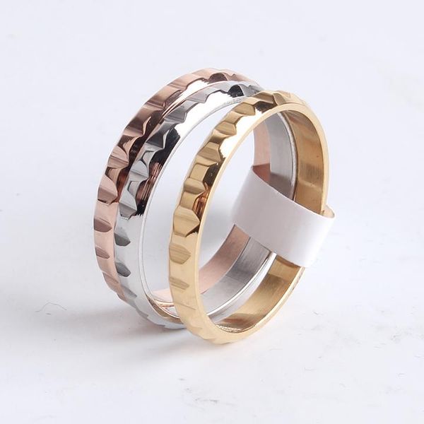 cluster rings 3mm three ring gear 316l stainless steel finger for women men wholesale, Golden;silver
cluster rings 3mm three ring gear 316l stainless steel finger for women men wholesale, Golden;silver