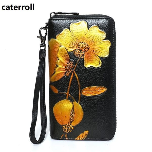 wallets cow leather women long genuine purse female floral clutch wallet large capacity card holder and phone bag, Red;black
wallets cow leather women long genuine purse female floral clutch wallet large capacity card holder and phone bag, Red;black