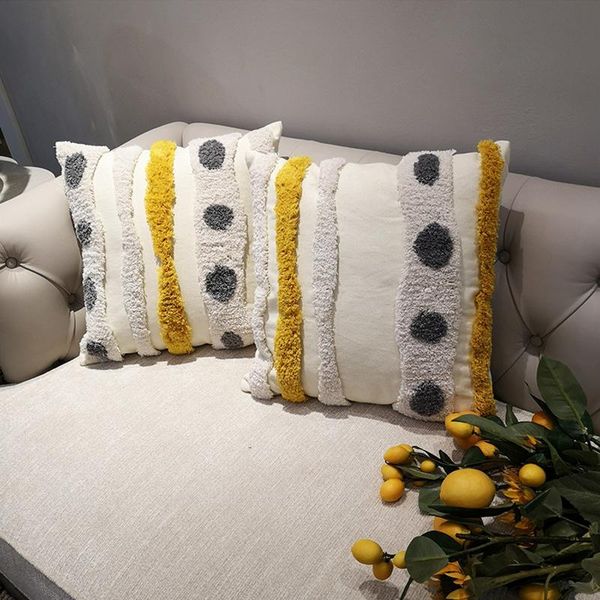 cushion/decorative pillow home decoration tufted embroidery pillowcase boho style cotton canvas grey cushion cover with tassel throw pillowc
cushion/decorative pillow home decoration tufted embroidery pillowcase boho style cotton canvas grey cushion cover with tassel throw pillowc