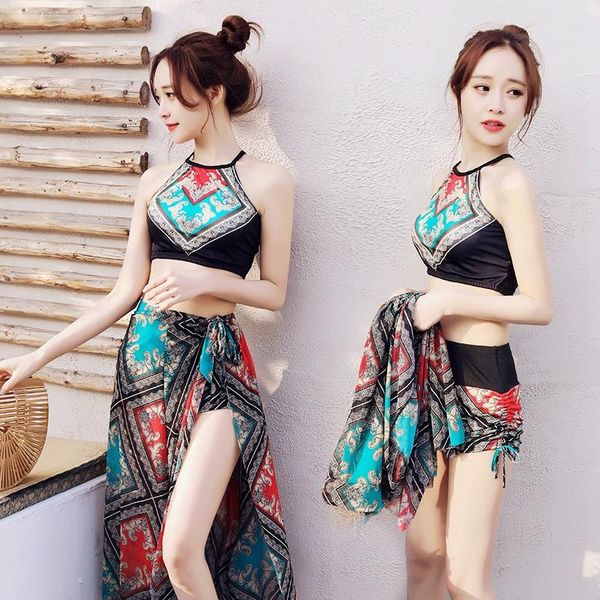 split three-pieces bikini set bathing suit ladies push up padded swimsuit pretty beach shawls fashion traditional swimming dress one-piece s
split three-pieces bikini set bathing suit ladies push up padded swimsuit pretty beach shawls fashion traditional swimming dress one-piece s