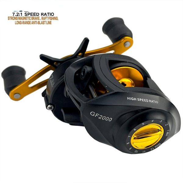 baitcasting reels 7.2:1 gear ratio metal spool fishing wheel magnetic brake system reel 8kg 17+1 ball bearings
baitcasting reels 7.2:1 gear ratio metal spool fishing wheel magnetic brake system reel 8kg 17+1 ball bearings