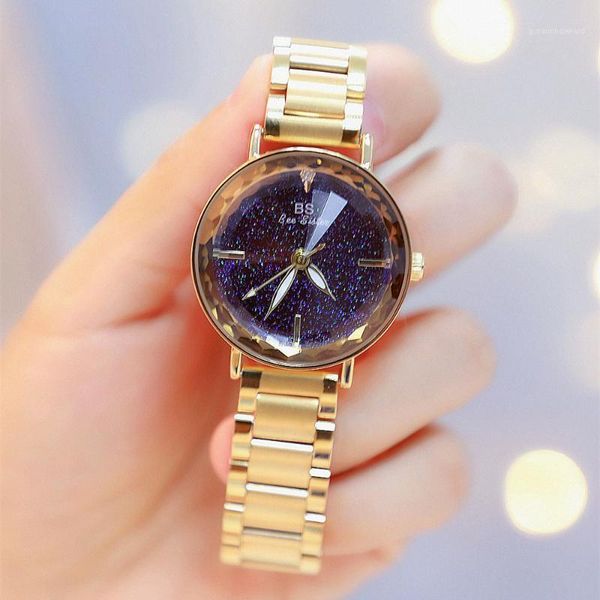 arrivals luxury bs brand lady bule crystal gold bracelet watch women diamonds rhinestone bangle wristwatches, Slivery;brown
arrivals luxury bs brand lady bule crystal gold bracelet watch women diamonds rhinestone bangle wristwatches, Slivery;brown