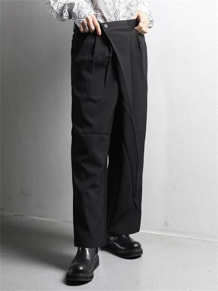 men's pants men straight spring and autumn fashion trend hip hop versatile personality diagonal front casual loose large size pant, Black
men's pants men straight spring and autumn fashion trend hip hop versatile personality diagonal front casual loose large size pant, Black