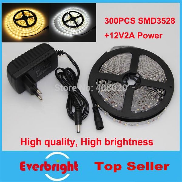 super bright 5m 300leds 3528 smd led strip light dc12v 60leds/m fiexble indoor cool white/warm white + power supply apater strips
super bright 5m 300leds 3528 smd led strip light dc12v 60leds/m fiexble indoor cool white/warm white + power supply apater strips