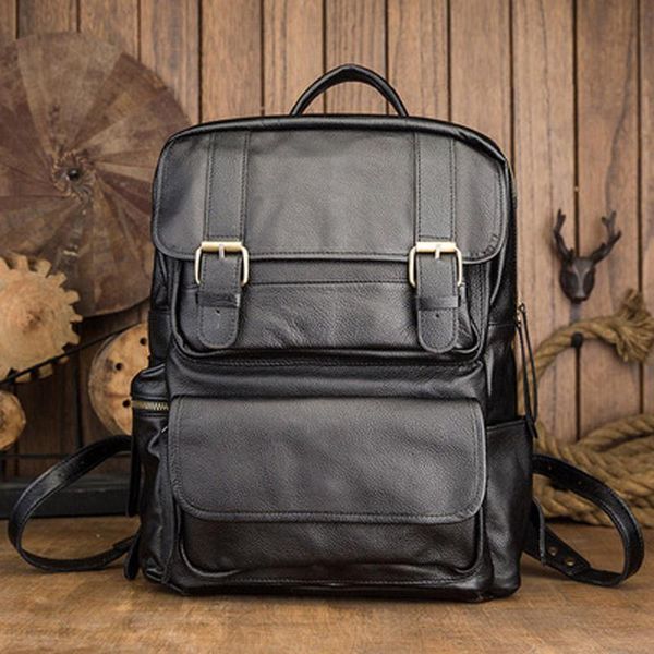 handmade leather backpack men's casual business first layer travel computer bag tide school men
handmade leather backpack men's casual business first layer travel computer bag tide school men