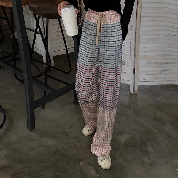 women's pants & capris fashion loose plaid wide leg women straight casual mopping wild streetwear pants2021, Black;white
women's pants & capris fashion loose plaid wide leg women straight casual mopping wild streetwear pants2021, Black;white