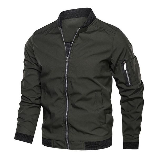 men's jackets mens casual baseball jacket lightweight outdoor outwear autumn bomber windbreaker coat with pockets, Black;brown
men's jackets mens casual baseball jacket lightweight outdoor outwear autumn bomber windbreaker coat with pockets, Black;brown