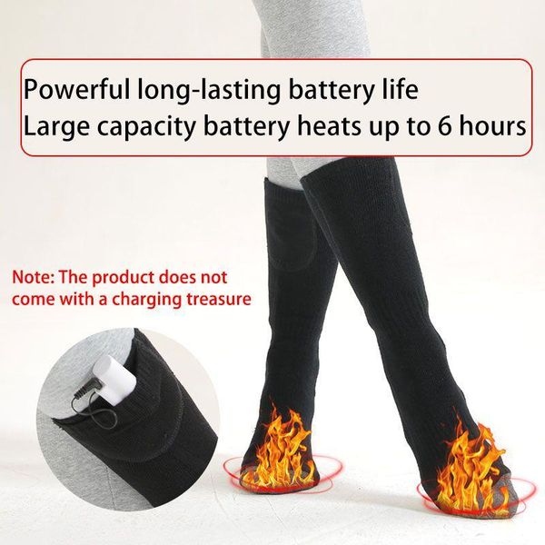 sports socks winter thermal sock heating remote control electric charging thermostat lithium battery woman men, Black
sports socks winter thermal sock heating remote control electric charging thermostat lithium battery woman men, Black