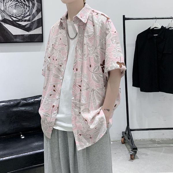 men's casual shirts 2021 men hawaiian beach shirt floral fruit print short sleeve summer holiday vacation fashion plus size s-2xl, White;black
men's casual shirts 2021 men hawaiian beach shirt floral fruit print short sleeve summer holiday vacation fashion plus size s-2xl, White;black