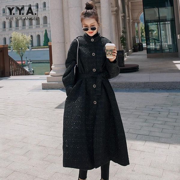 women's trench coats high street winter stand collar tweed women design shiny sashes a-line long coat vintage single breasted female ov, Tan;black
women's trench coats high street winter stand collar tweed women design shiny sashes a-line long coat vintage single breasted female ov, Tan;black
