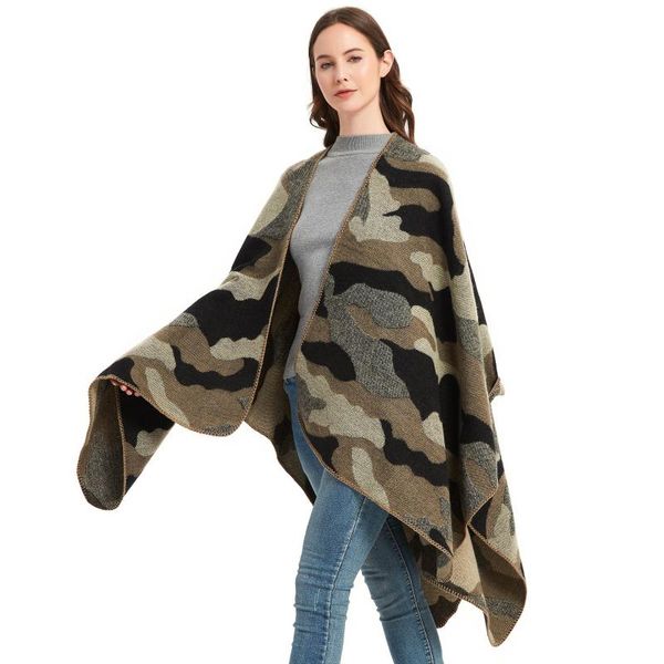 scarves street style 130*150cm camouflage split fork jacquard shawl scarf wraps winter neck pashmina lady hijab luxury 2021, Blue;gray
scarves street style 130*150cm camouflage split fork jacquard shawl scarf wraps winter neck pashmina lady hijab luxury 2021, Blue;gray