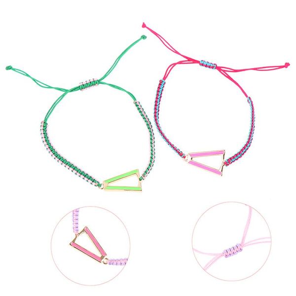 beaded, strands triangle women bracelet neon green enamel hand made strap summer rope beach ajustable size 7colors option 1pc, Black
beaded, strands triangle women bracelet neon green enamel hand made strap summer rope beach ajustable size 7colors option 1pc, Black