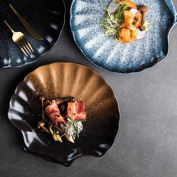 dishes & plates creative shell simple irregular flat plate shallow household ceramic dinner
dishes & plates creative shell simple irregular flat plate shallow household ceramic dinner