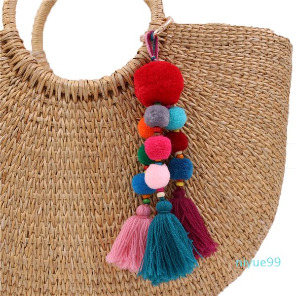 20pcs pom pom key chain key rings big tassel key chains for women bag part accessories, Black
20pcs pom pom key chain key rings big tassel key chains for women bag part accessories, Black
