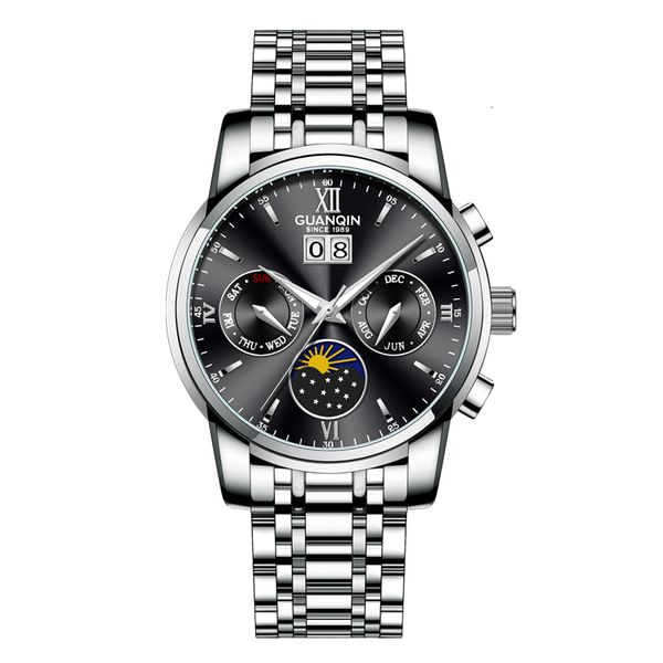 synthetic sapphire man watch guanqin gj162 male clock moon phase date week lighting hands men mechanical 2021, Slivery;brown
synthetic sapphire man watch guanqin gj162 male clock moon phase date week lighting hands men mechanical 2021, Slivery;brown
