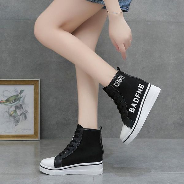 boots high platform canvas shoes women's solid color 2021 autumn wedges thick bottom casual ladies white sports ankle, Black
boots high platform canvas shoes women's solid color 2021 autumn wedges thick bottom casual ladies white sports ankle, Black