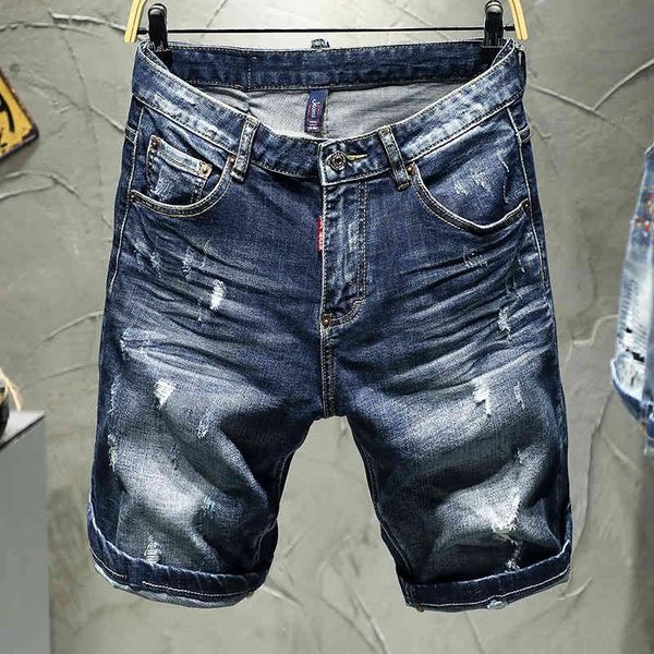 fashionable shorts simple cat beard jeans men's small hole blue 5-point pants micro elastic korean summer, White;black
fashionable shorts simple cat beard jeans men's small hole blue 5-point pants micro elastic korean summer, White;black