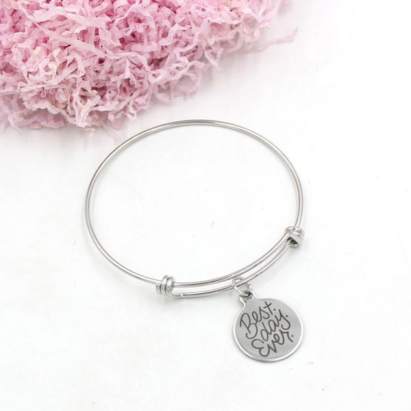 wholesale new arrival stainless steel jewelry day ever bracelets women bangles for women friends gifts pulsera, Golden;silver
wholesale new arrival stainless steel jewelry day ever bracelets women bangles for women friends gifts pulsera, Golden;silver
