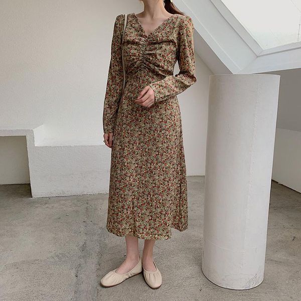casual dresses yamdi a-line print chiffon dress women party vintage elegant v neck loose korean spring summer woman long sleeve 2021, Black;gray
casual dresses yamdi a-line print chiffon dress women party vintage elegant v neck loose korean spring summer woman long sleeve 2021, Black;gray