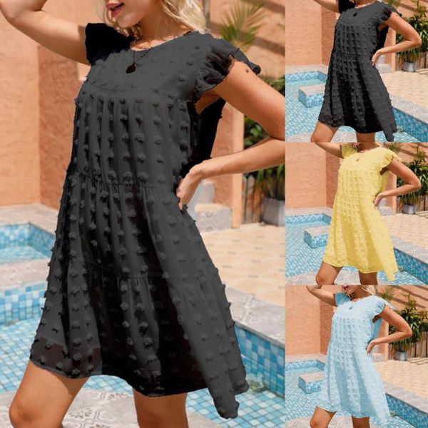 party dresses fashionable women's summer o-neck casual solid color loose and comfortable sleeveless chiffon dress 2021 robe femme été, White;black
party dresses fashionable women's summer o-neck casual solid color loose and comfortable sleeveless chiffon dress 2021 robe femme été, White;black