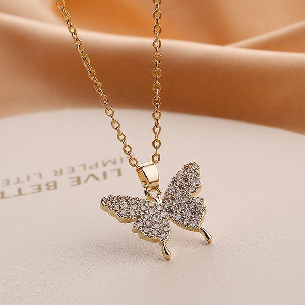 pendant necklaces vintage gold butterfly necklace for women butterflies crystal charm choker korean fashion jewelry gift, Silver
pendant necklaces vintage gold butterfly necklace for women butterflies crystal charm choker korean fashion jewelry gift, Silver