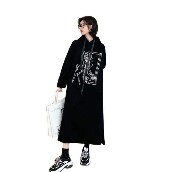 women's hoodies & sweatshirts fashion sweater dresses for women 2021 black plus size dress printed loose hooded thick over-the-knee
women's hoodies & sweatshirts fashion sweater dresses for women 2021 black plus size dress printed loose hooded thick over-the-knee