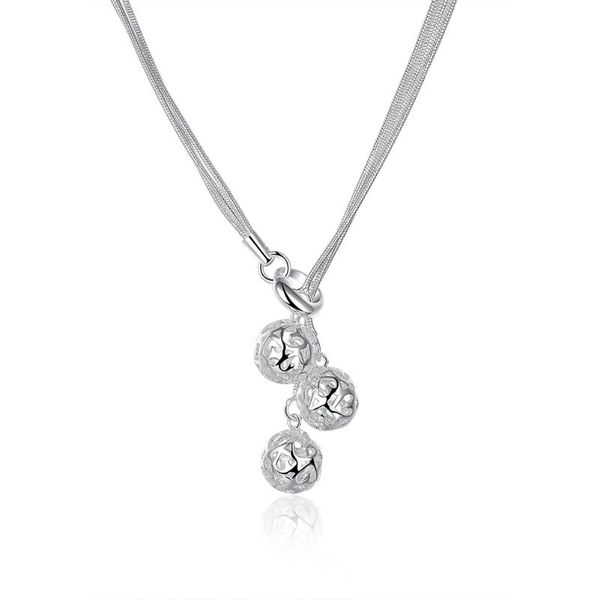 chains 925 sterling silver hollow ball necklace for women fashion trend setting hight quality mother's day gift charm snake chain
chains 925 sterling silver hollow ball necklace for women fashion trend setting hight quality mother's day gift charm snake chain