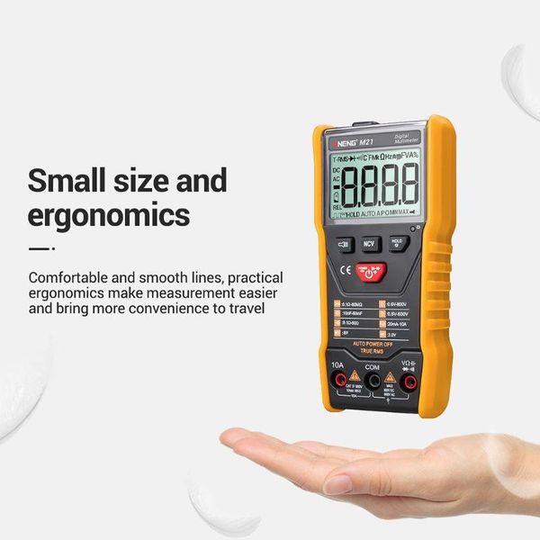 multimeters m21 auto measure multimeter true rms digital 6000 counts display + ncv/super bright function
multimeters m21 auto measure multimeter true rms digital 6000 counts display + ncv/super bright function