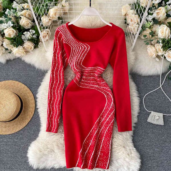 dresses autumn winter patchwork bodycon dress for women casual round neck long sleeve slim sheath knitted dresses female vestido fashion, Black;gray
dresses autumn winter patchwork bodycon dress for women casual round neck long sleeve slim sheath knitted dresses female vestido fashion, Black;gray