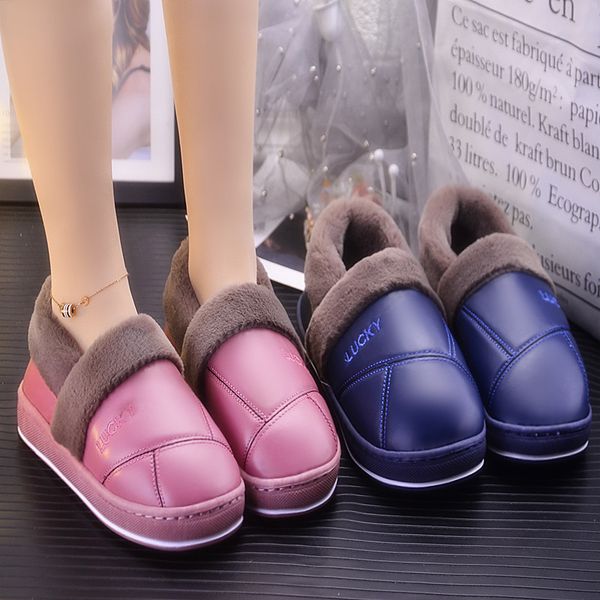 autumn and winter cotton slipper bag with lovers men women at home large pu leather warm non slip thick soled shoes in, Black
autumn and winter cotton slipper bag with lovers men women at home large pu leather warm non slip thick soled shoes in, Black