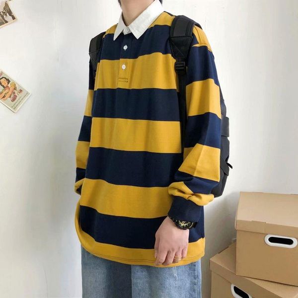 men's t-shirts oversized fashion 100% cotton yellow black white vintage korean style summer t shirt long sleeve turn down collar me, White;black
men's t-shirts oversized fashion 100% cotton yellow black white vintage korean style summer t shirt long sleeve turn down collar me, White;black
