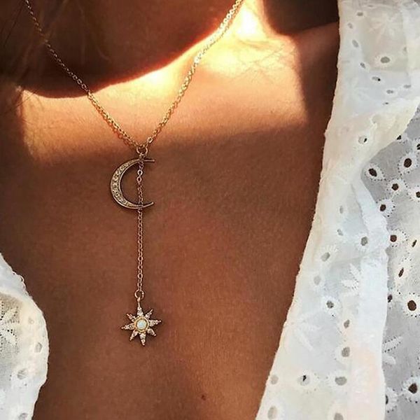 chokers sleepylady gold color choker necklace women moon long chain necklaces & pendants ketting collares colar fashion jewelry, Golden;silver
chokers sleepylady gold color choker necklace women moon long chain necklaces & pendants ketting collares colar fashion jewelry, Golden;silver