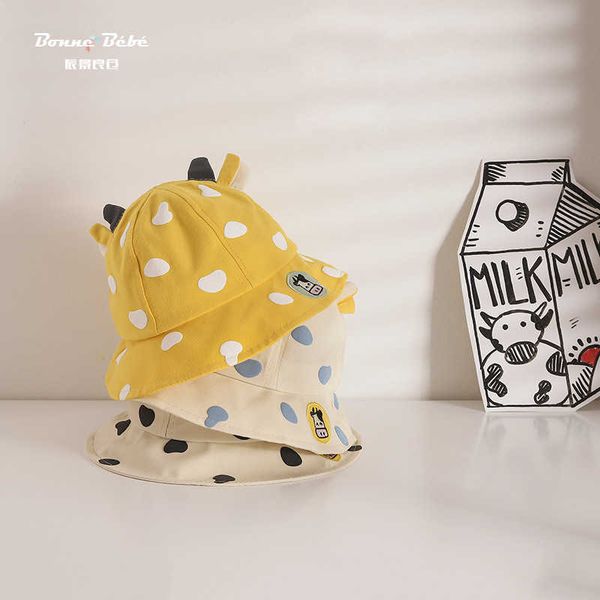children hat spring and summer new lovely cow pattern boys girls sunshade korean net red baby fisherman, Yellow
children hat spring and summer new lovely cow pattern boys girls sunshade korean net red baby fisherman, Yellow