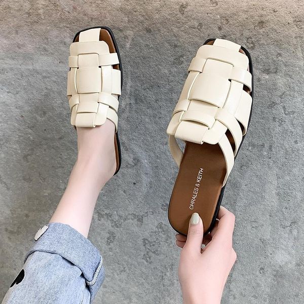 shoes woman 2021 slippers summer shallow loafers luxury slides pantofle cover toe low designer flat fashion rubber pu, Black
shoes woman 2021 slippers summer shallow loafers luxury slides pantofle cover toe low designer flat fashion rubber pu, Black