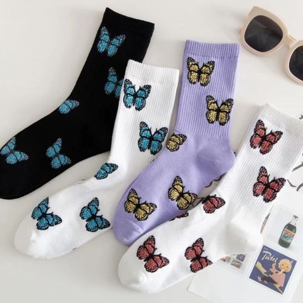 butterfly stockings long tube women's spring and autumn summer thin cotton ins cool street sports trendy, Black
butterfly stockings long tube women's spring and autumn summer thin cotton ins cool street sports trendy, Black