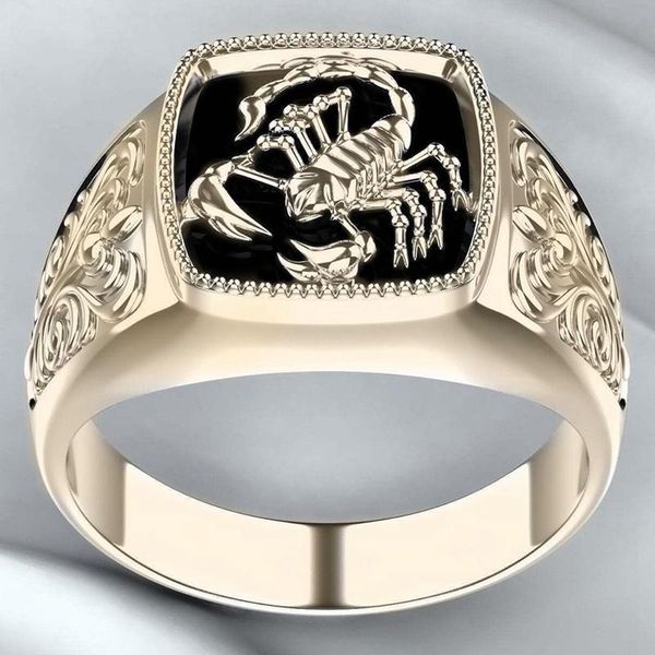 1pcs men's ring punk personality scorpion embossed metal square wide rings for women party jewelry gift cluster, Golden;silver
1pcs men's ring punk personality scorpion embossed metal square wide rings for women party jewelry gift cluster, Golden;silver