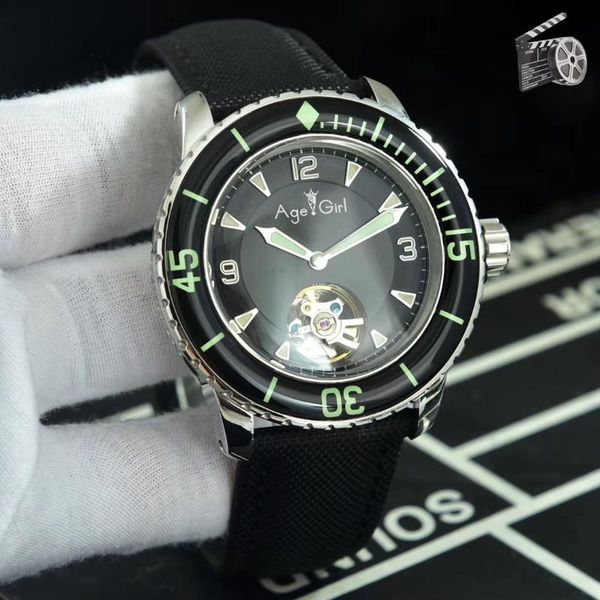 classic men stainless steel sapphire watch japanese automatic mechanical ceramic bezel green canvas leather tourbillion wristwatches, Slivery;brown
classic men stainless steel sapphire watch japanese automatic mechanical ceramic bezel green canvas leather tourbillion wristwatches, Slivery;brown