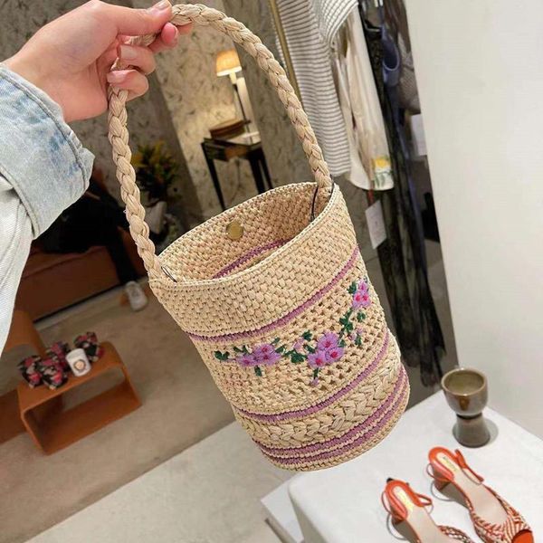 cosmetic bags & cases women's woven bucket bag 2021 summer fashion ladies tote lilac embroidery female sweet handbag for holiday
cosmetic bags & cases women's woven bucket bag 2021 summer fashion ladies tote lilac embroidery female sweet handbag for holiday