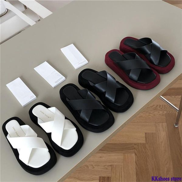 mixed colors cross-tie outdoor slippers women summer beach platform sandals brand design sport, Black
mixed colors cross-tie outdoor slippers women summer beach platform sandals brand design sport, Black