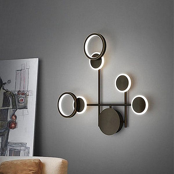wall lamp modern led light rotatable bedside black gold sconce 3 dim for reading stair tv backfround decor lighting 
wall lamp modern led light rotatable bedside black gold sconce 3 dim for reading stair tv backfround decor lighting