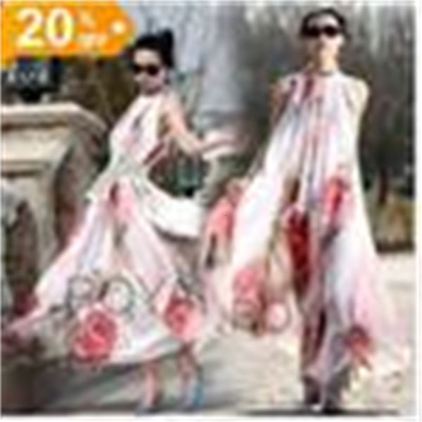 fashion women s summer bohemian long maxi s party skirt flowers printed chiffon sleevels casual, Black;gray
fashion women s summer bohemian long maxi s party skirt flowers printed chiffon sleevels casual, Black;gray