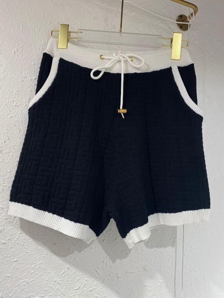 women's shorts 2021 women jacquard lace-up elastic waist knitted casual size s m, White;black
women's shorts 2021 women jacquard lace-up elastic waist knitted casual size s m, White;black