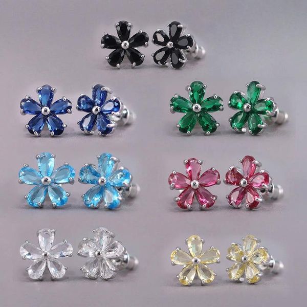 women's multicolor little star stud earrings white gold filled blue purple pink, Golden;silver
women's multicolor little star stud earrings white gold filled blue purple pink, Golden;silver
