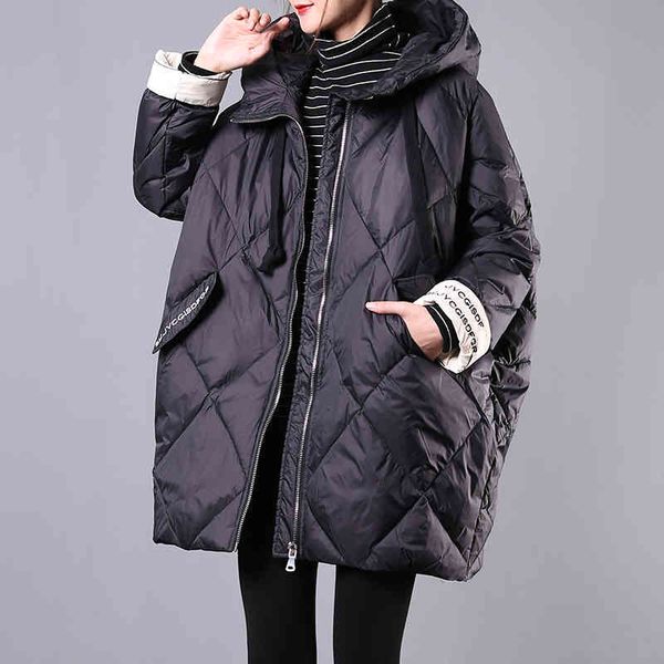 women's white duck feather jacket, loose, large size, embroidered, korean version, new in, Black
women's white duck feather jacket, loose, large size, embroidered, korean version, new in, Black