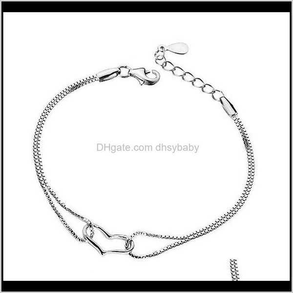 bracelets drop delivery 2021 women charm heart designs 925 sterling sier plated lovely box chain bracelet gift fashion elegant fine jewelry, Golden;silver
bracelets drop delivery 2021 women charm heart designs 925 sterling sier plated lovely box chain bracelet gift fashion elegant fine jewelry, Golden;silver