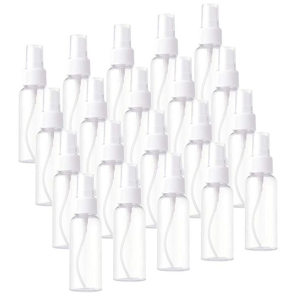 20pcs plastic clear spray bottles refillable 50ml fine mist sprayer for essential oils travel storage & jars
20pcs plastic clear spray bottles refillable 50ml fine mist sprayer for essential oils travel storage & jars