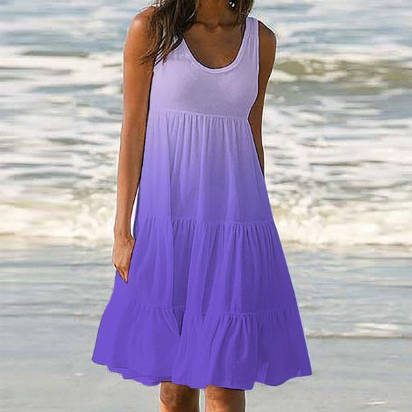 summer sleeveless purple gradient beach dress womens holiday print party neck cake 2021 women's swimwear, White;black
summer sleeveless purple gradient beach dress womens holiday print party neck cake 2021 women's swimwear, White;black