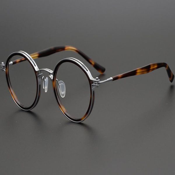 fashion sunglasses frames round frame pure titanium glasses vintage men full rim optical eyewear anti-blue light goggle prescription eyeglas, Black
fashion sunglasses frames round frame pure titanium glasses vintage men full rim optical eyewear anti-blue light goggle prescription eyeglas, Black