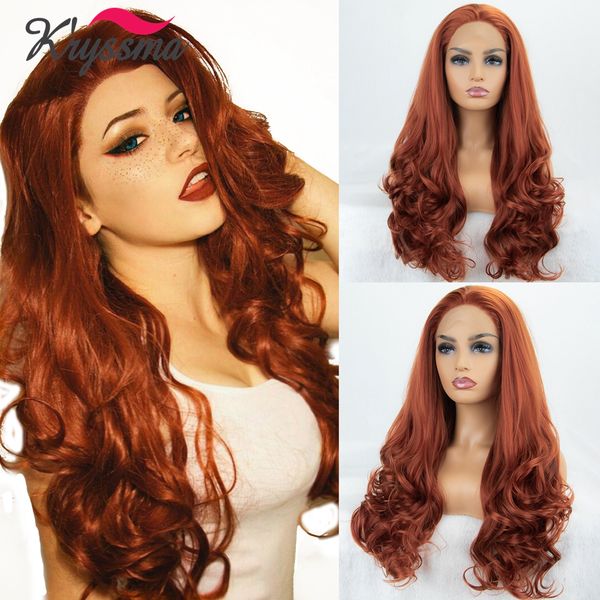 lx brand copper red orange wig synthetic lace front wig long wavy wigs for women part high temperature fiber hair for halloweenfactory, Black
lx brand copper red orange wig synthetic lace front wig long wavy wigs for women part high temperature fiber hair for halloweenfactory, Black