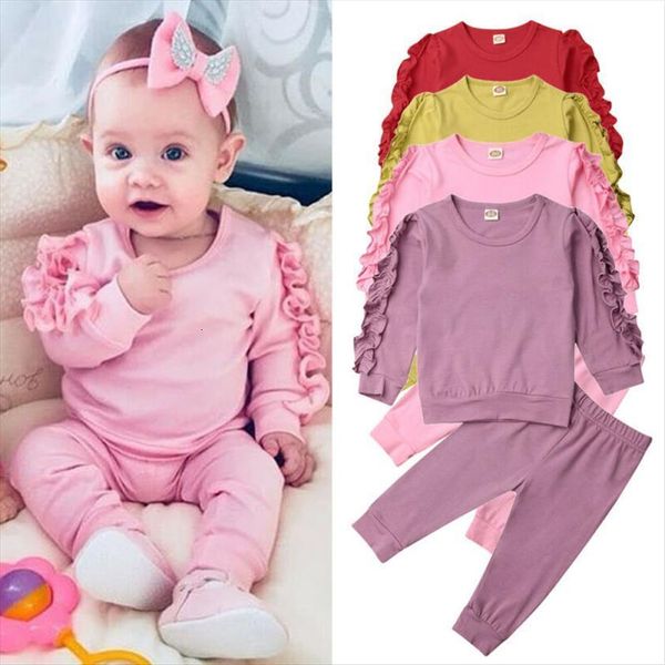 fall autumn solid kid baby girl clothes long sleeve ruffle leggings pants outfit tracksuit spring set, White
fall autumn solid kid baby girl clothes long sleeve ruffle leggings pants outfit tracksuit spring set, White